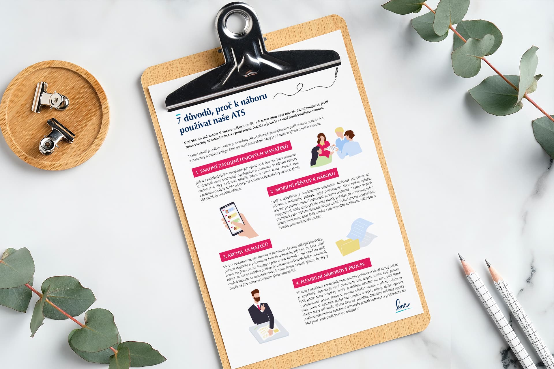 Návod na náborový systém ATS Teamio