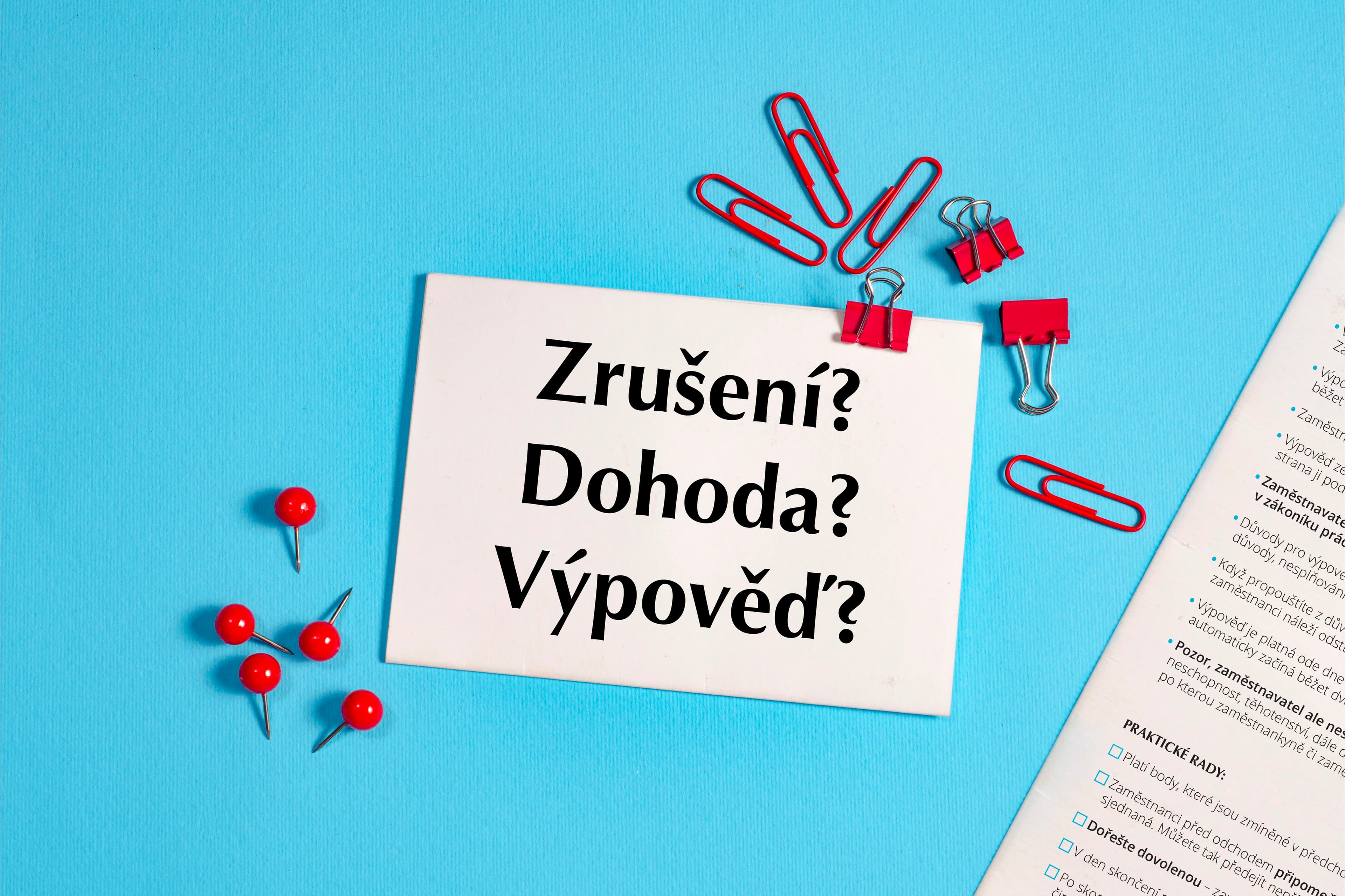 Ukončení pracovního poměru