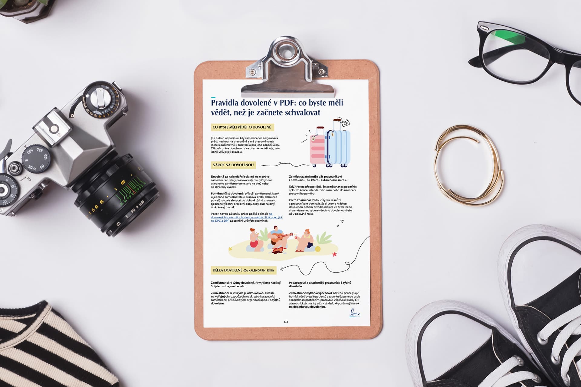 PDF návod: pravidla čerpání dovolené