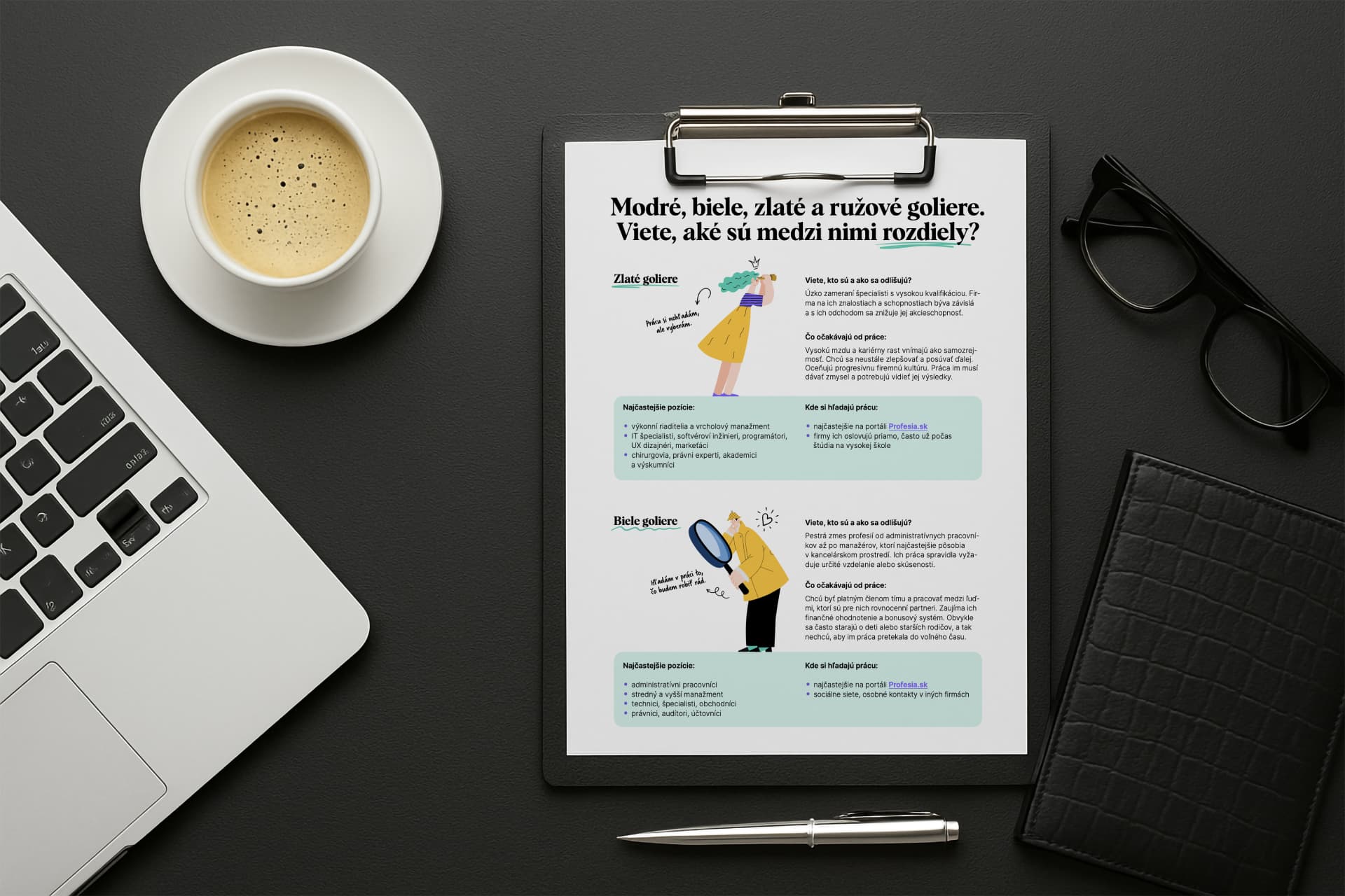 Kto sú modré a biele goliere?