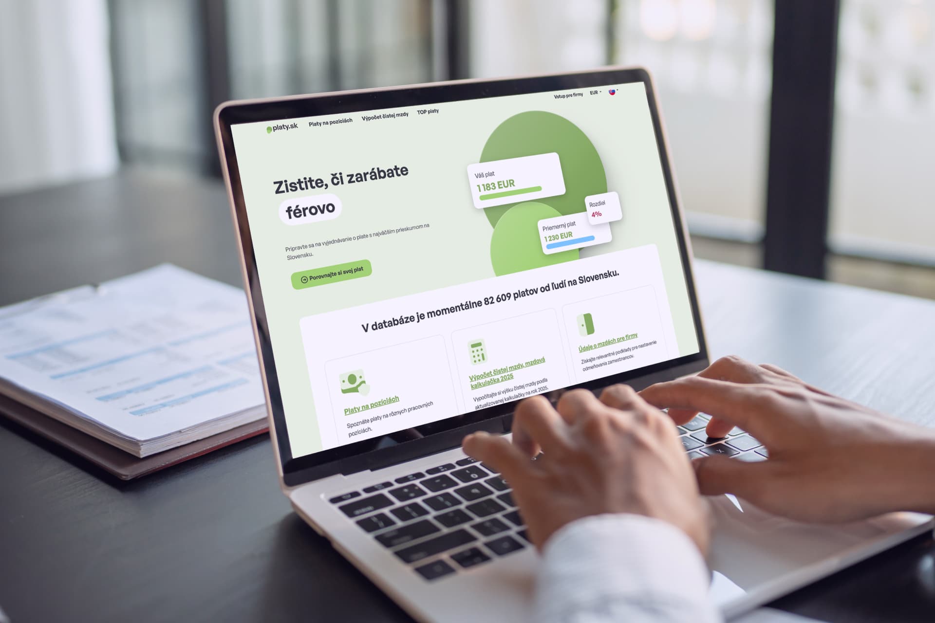 Redizajn nástroja na porovnávanie miezd Platy.sk