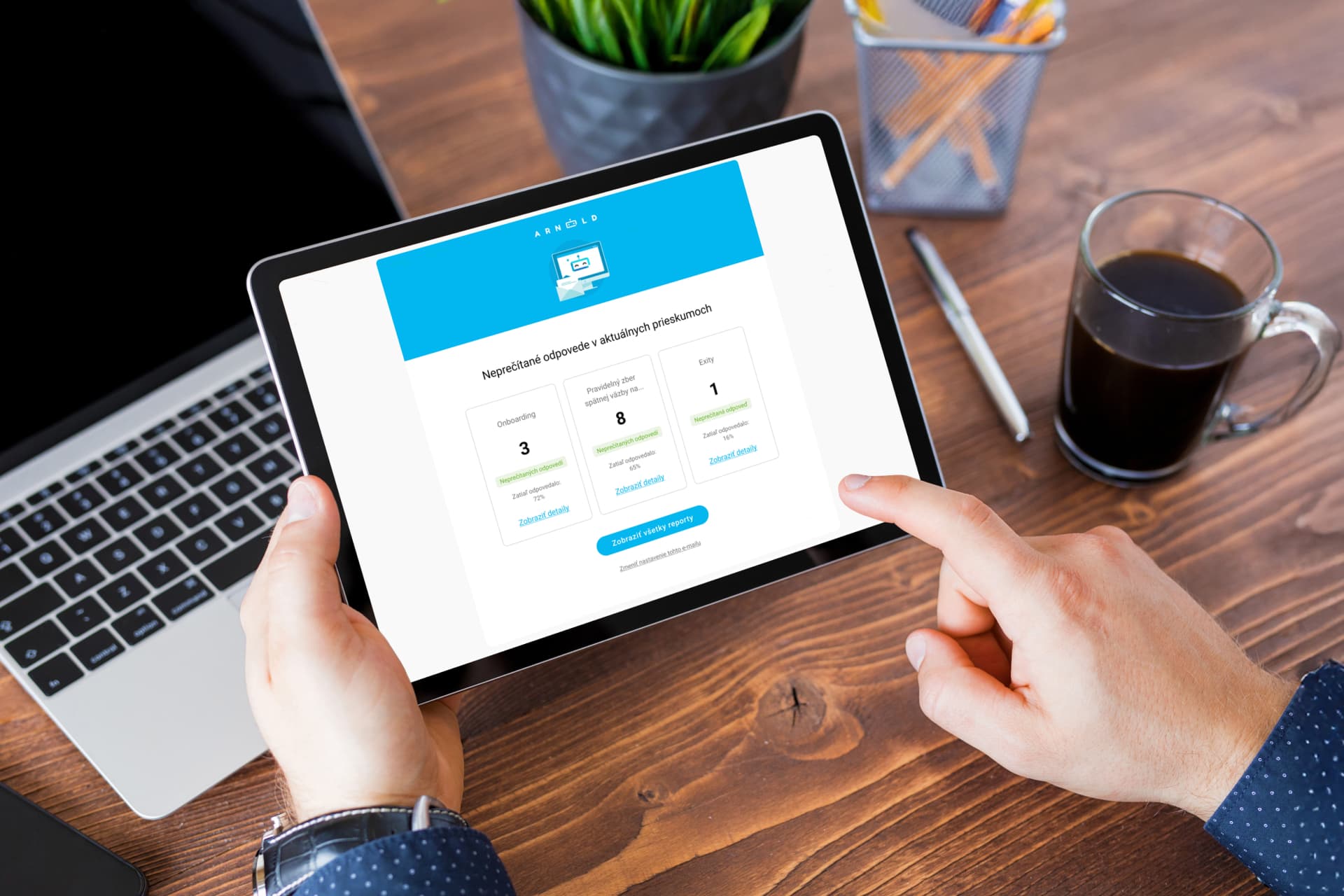 Zamestnanecký prieskum Arnold