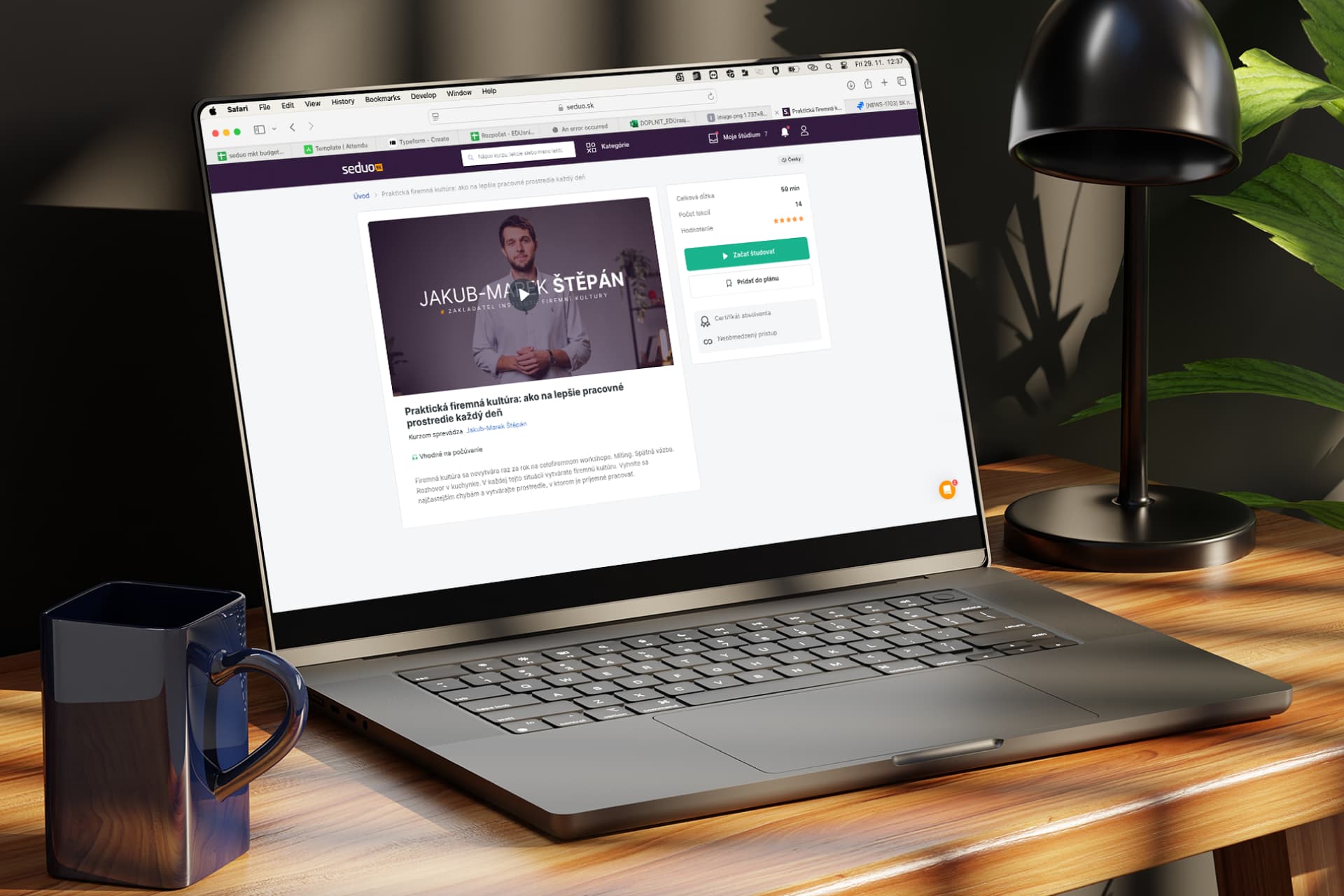 Ako zlepšiť firemnú kultúru? Nový videokurz na Seduo.sk