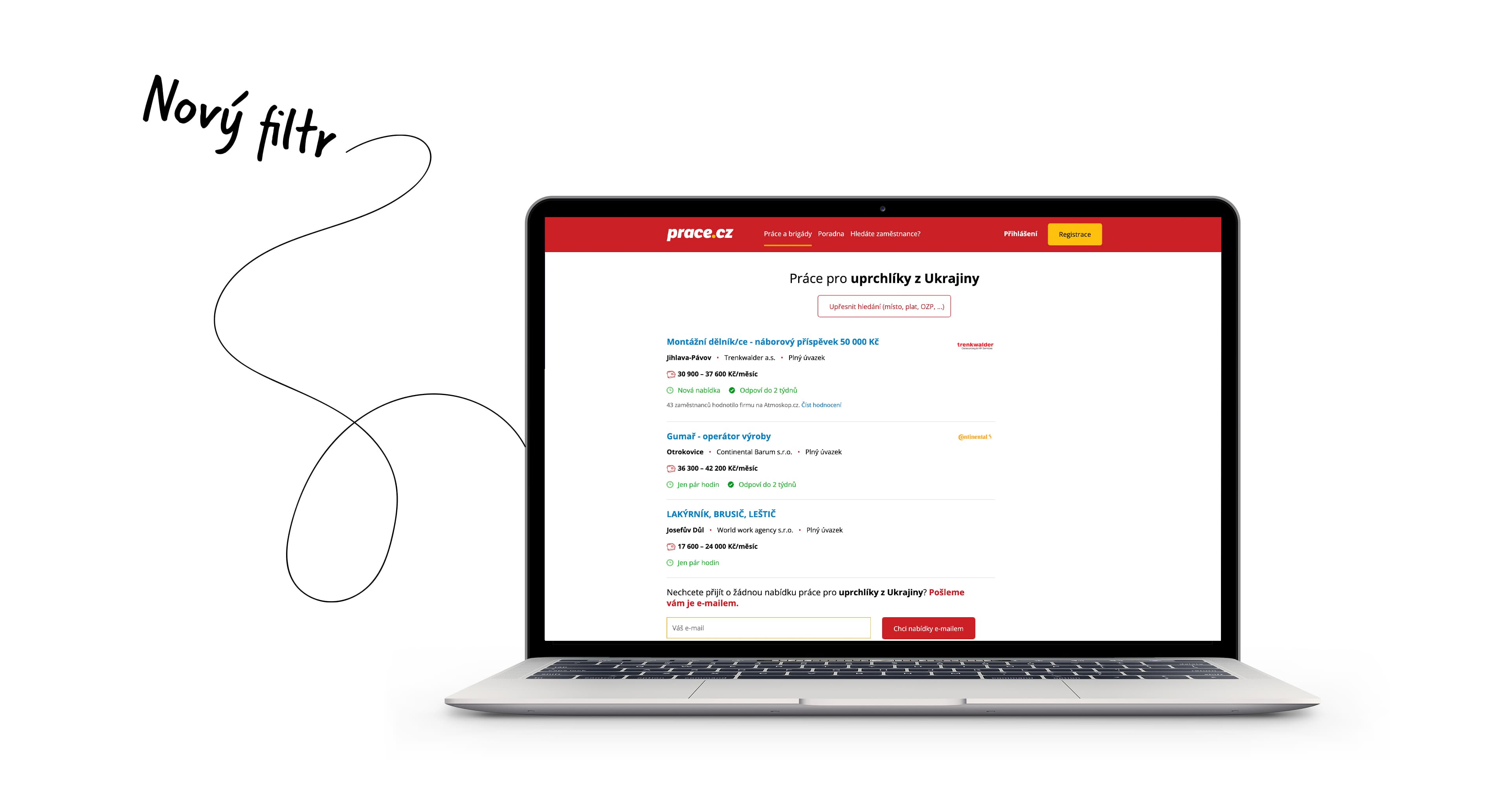 Nový filtr na portálech