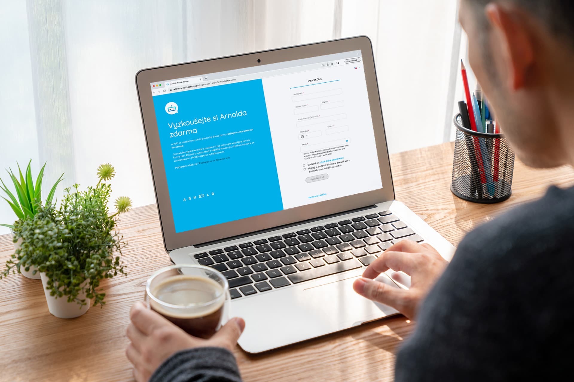 Onboarding s Arnoldem a Teamio