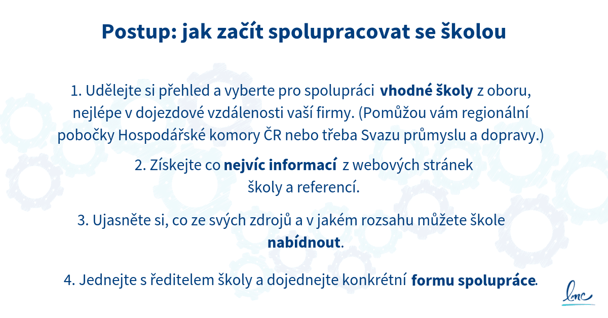 Jak začít spolupracovat se školou