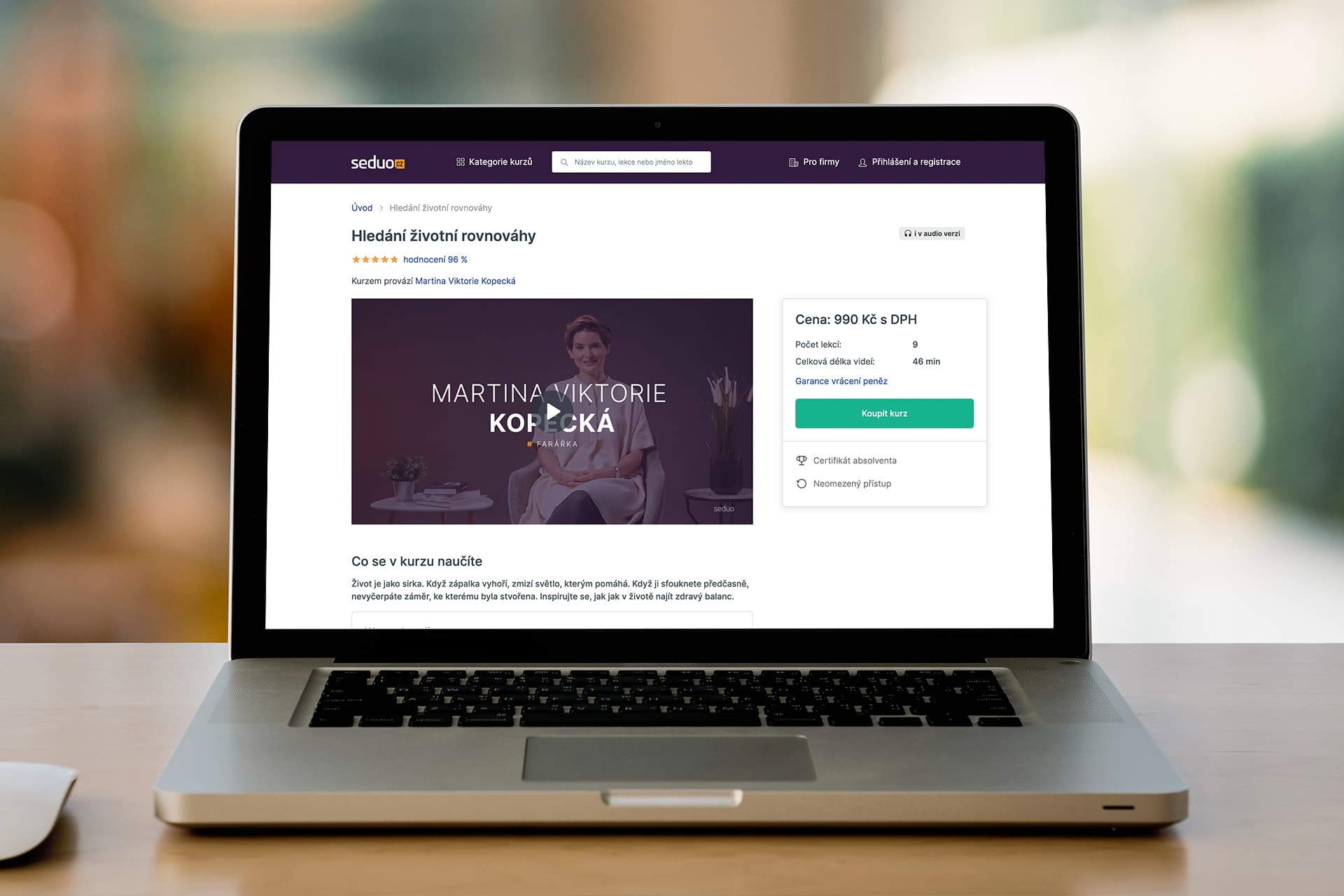 Nové videokurzy Seduo 2022: Kopecká, Mattuš, Oliva, Ludwig