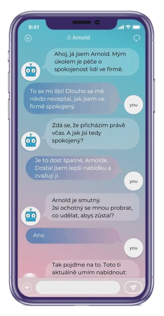 Arnold, konverzační robot