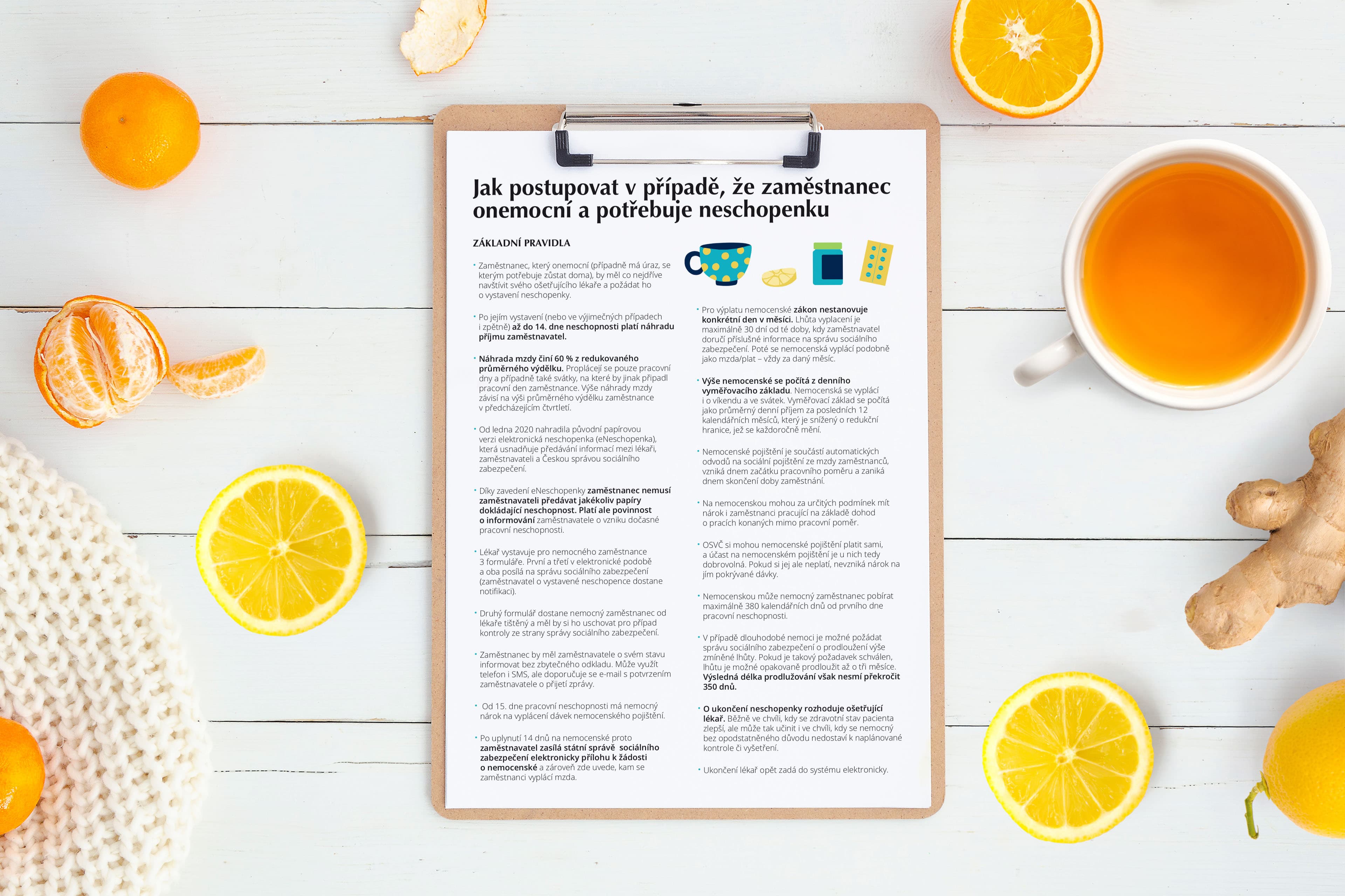 Nemocenská a pracovní neschopnost