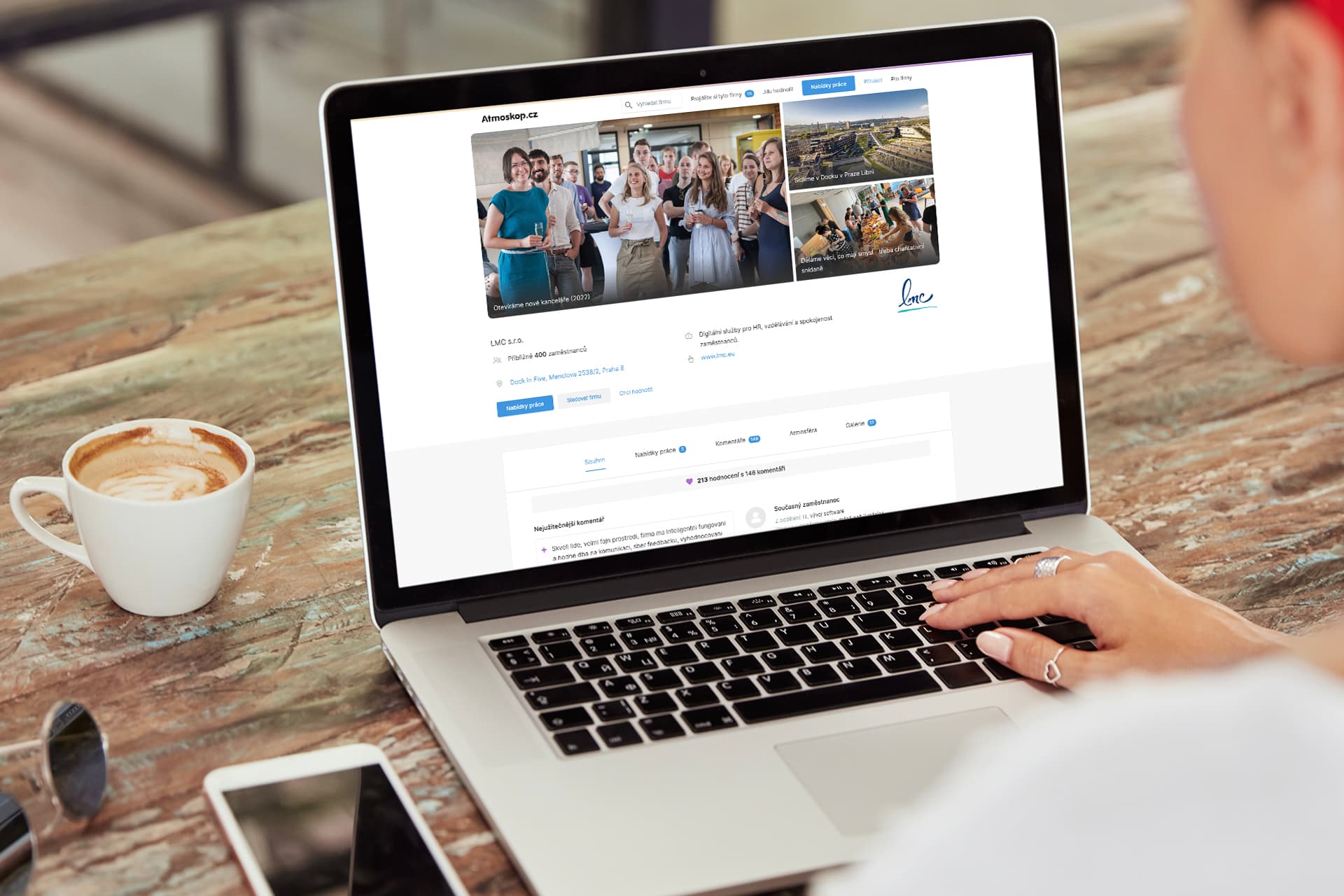 Nová podoba profilu firem na Atmoskopu