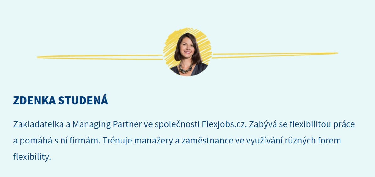 Zdena Studená, FlexJobs