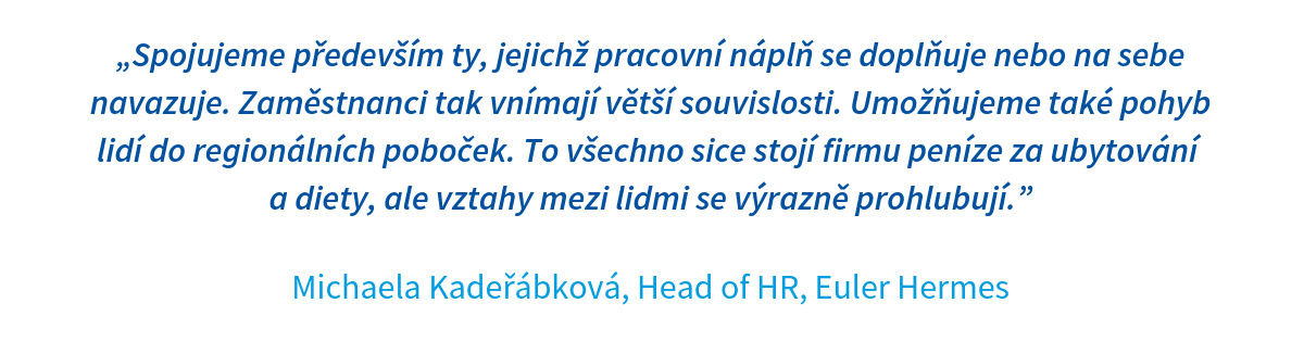 Citace Michaely Kadeřábkové z Euler Hermes