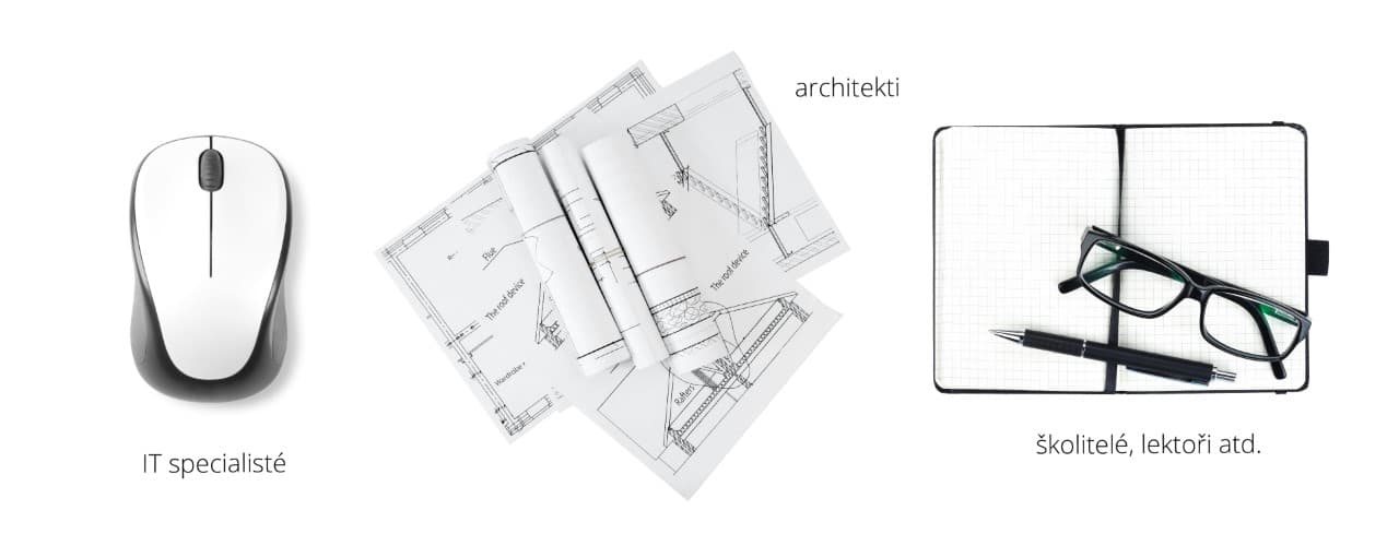 Typické pozice pro externisty