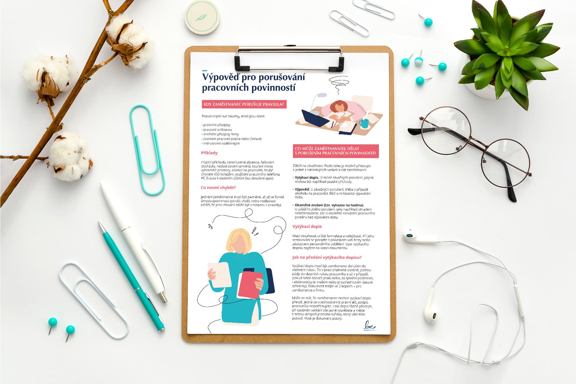 Jak na výpověď pro porušení pracovních povinností a vytýkací dopis
