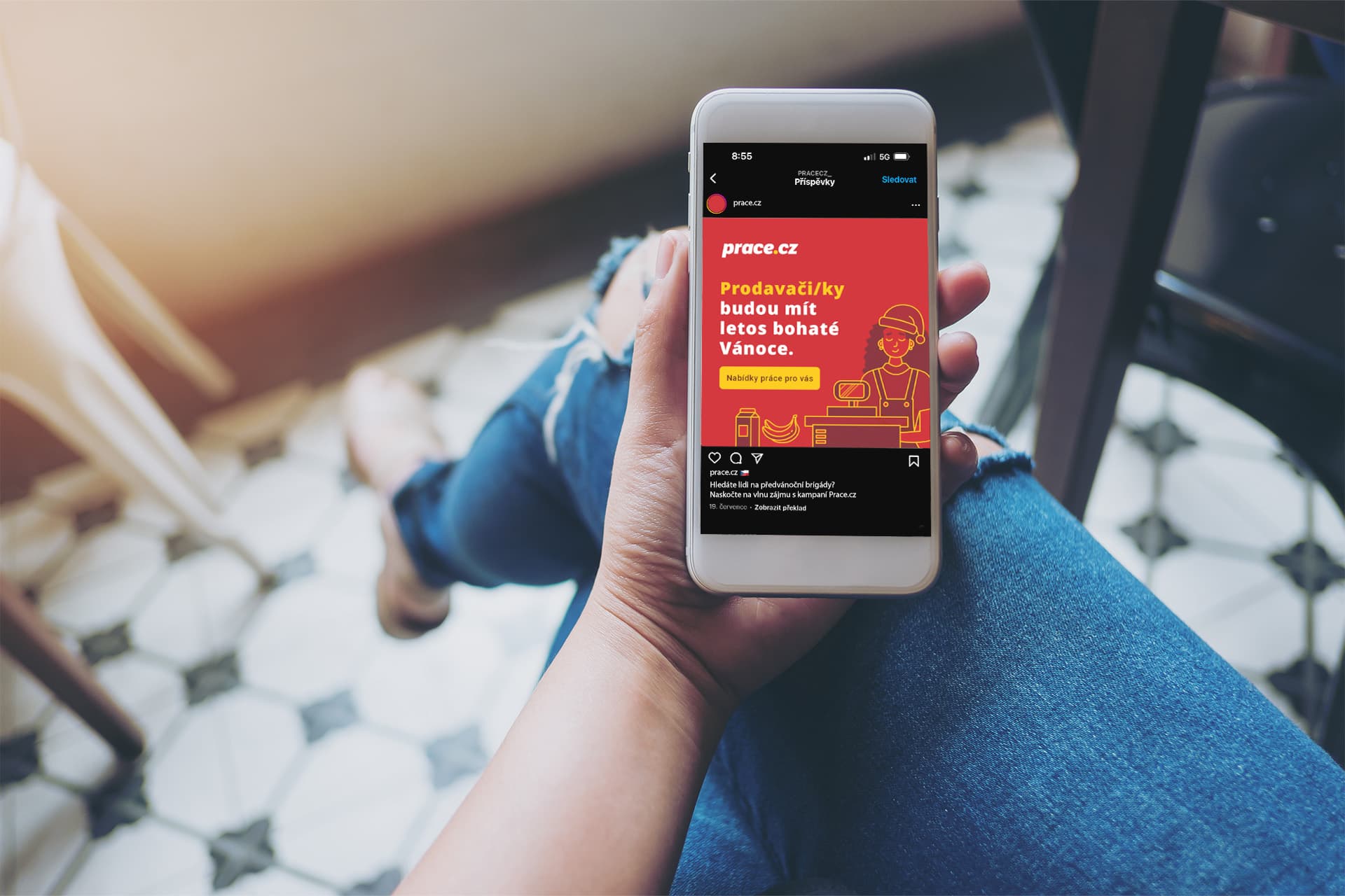 Předvánoční kampaň Prace.cz 2023