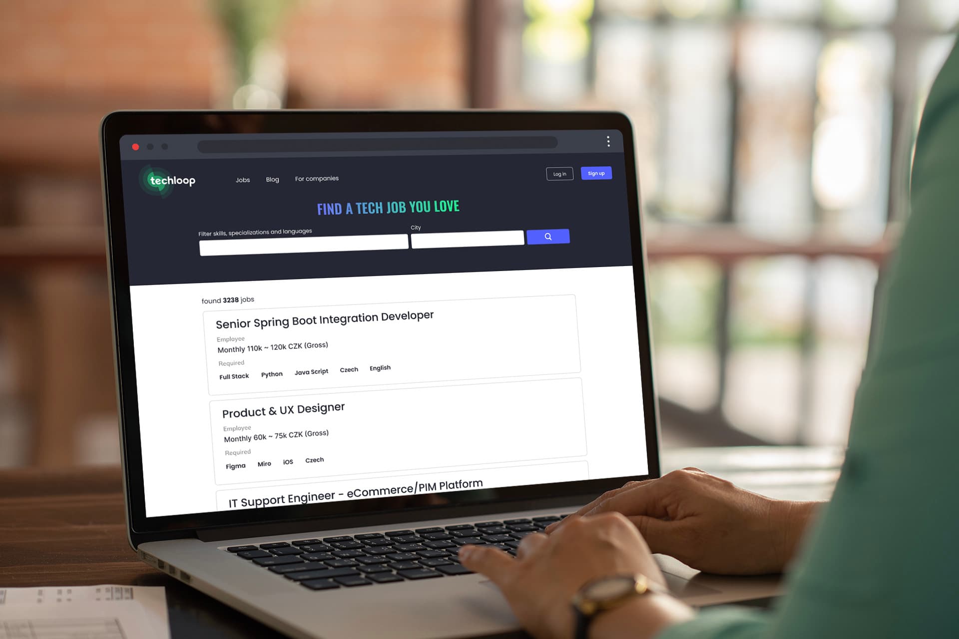 Vylepšené vyhledávání IT pozic na Techloopu
