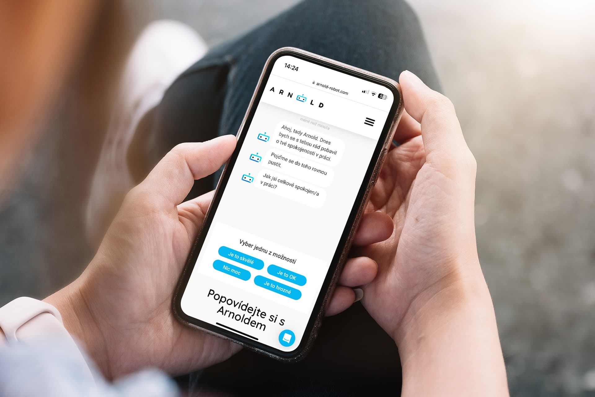 Zaměstnanecký průzkum s Arnoldem