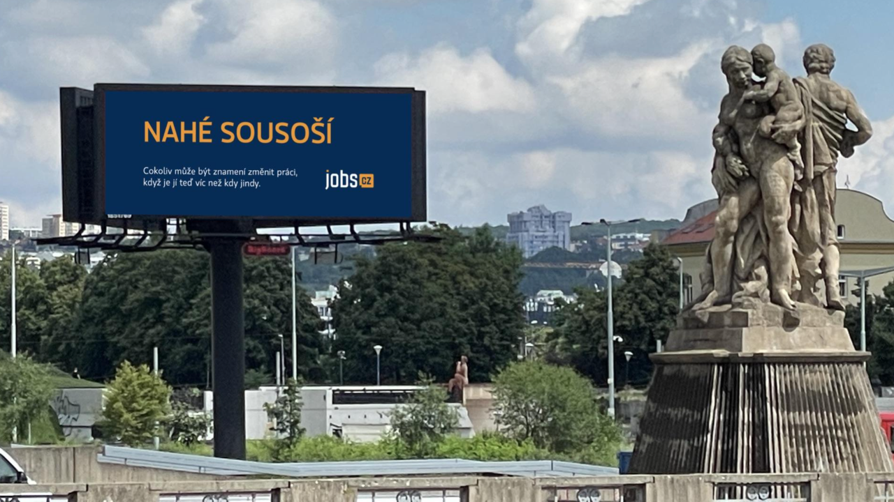 Kampaň Jobs.cz billboard