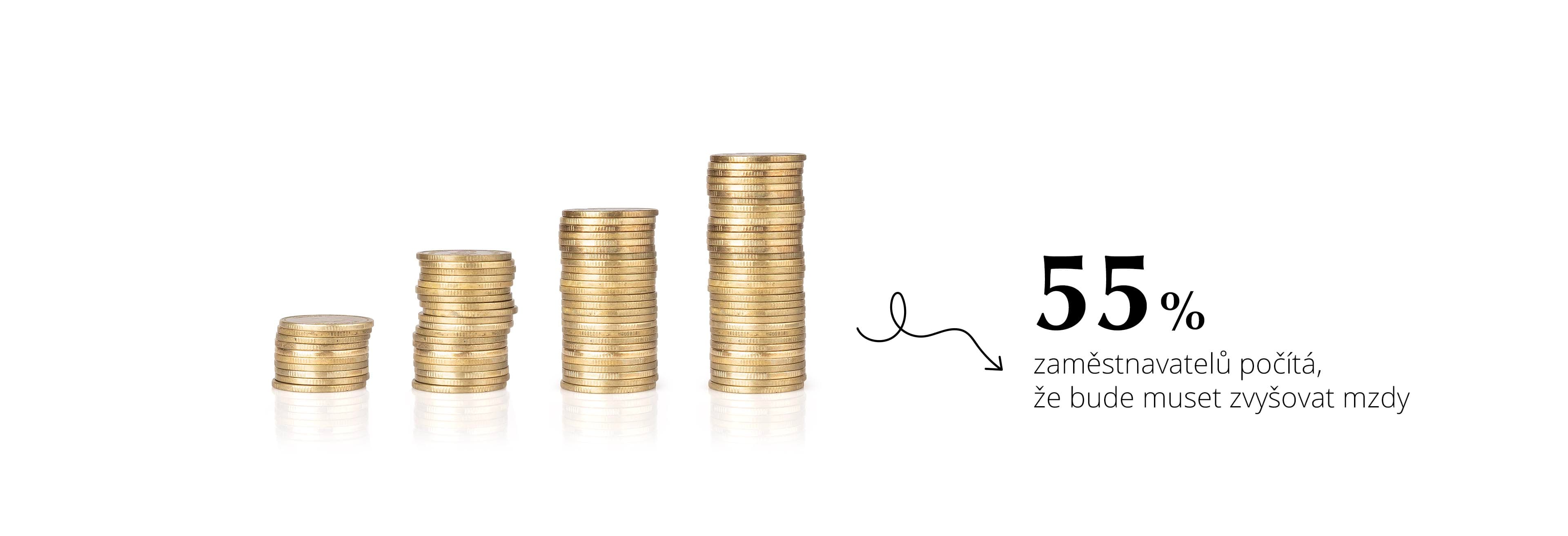 Zamšstnavatelé počítají se zvyšováním mezd