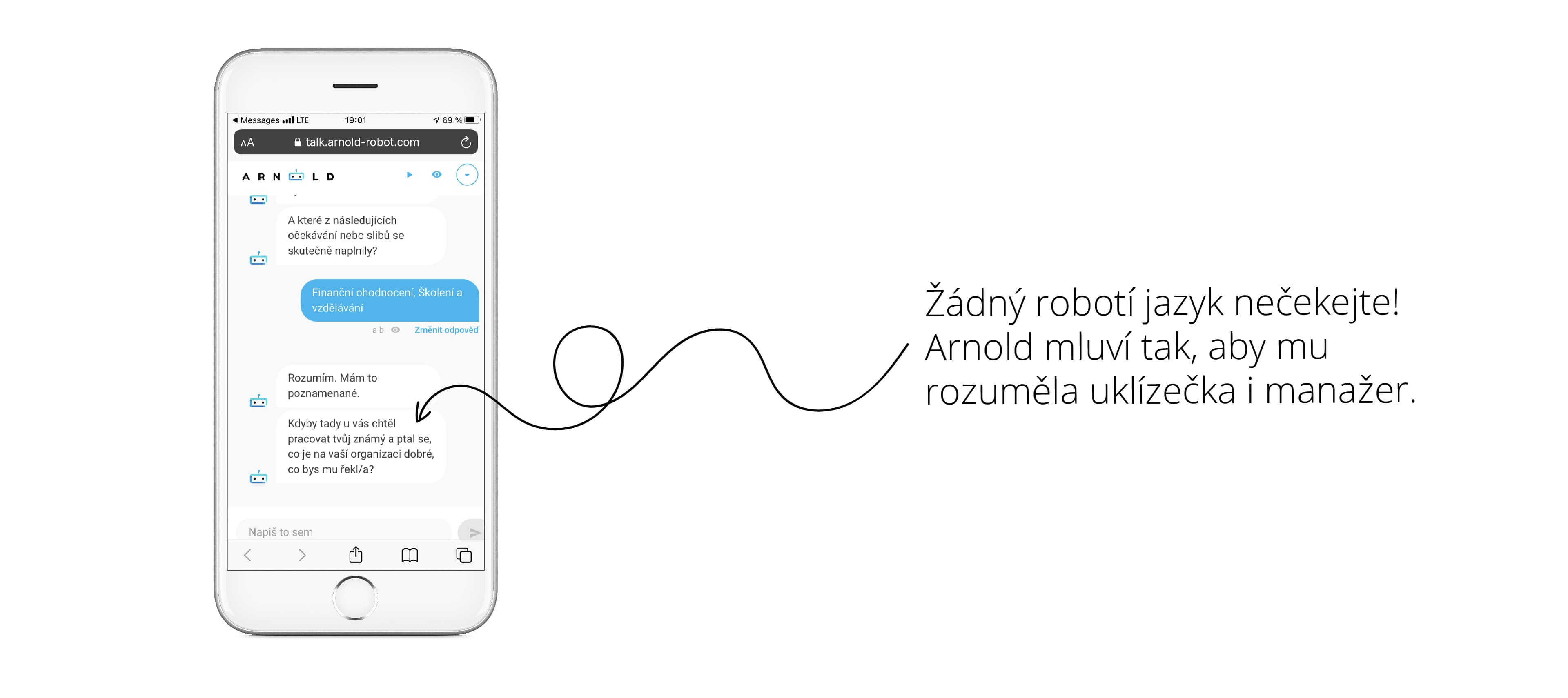 Arnold konverzace ukázka