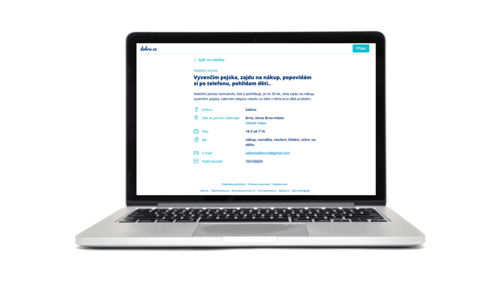 Spuštění webu Dobro.cz