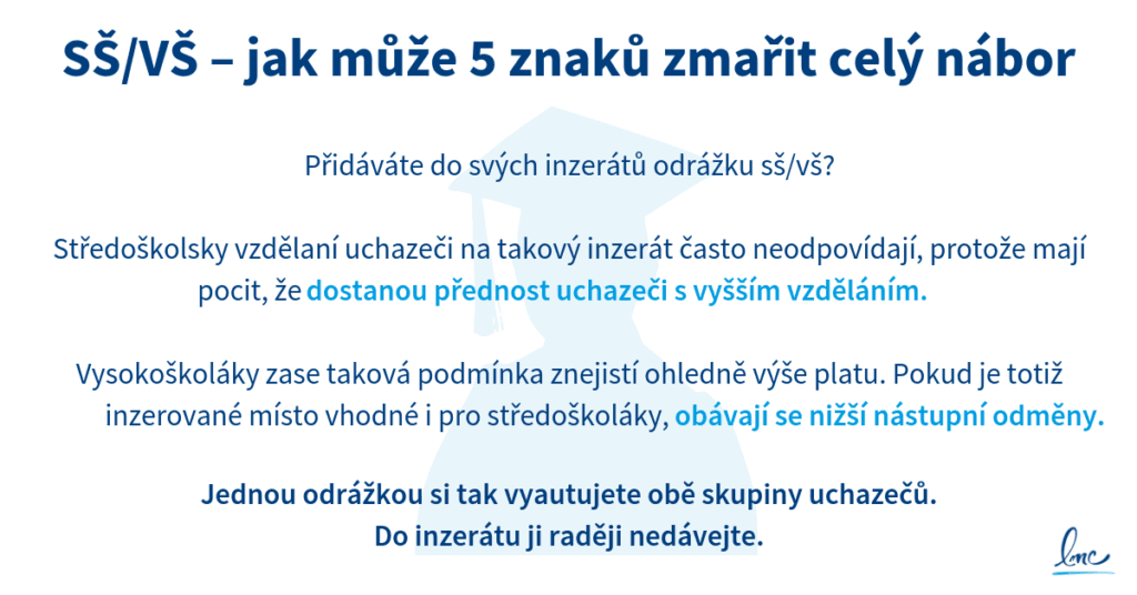 Požadavky na vzdělání