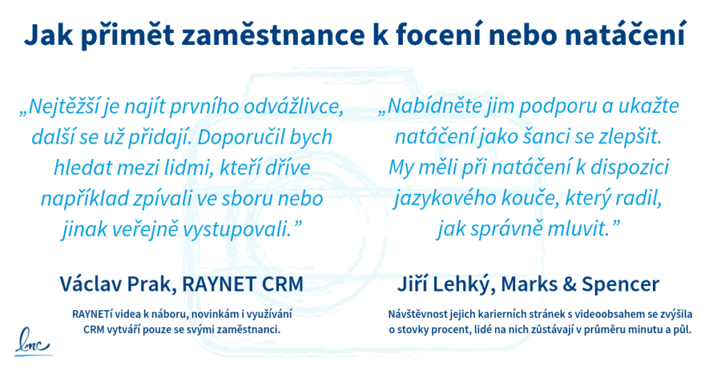 Sdílení fotek z týmu