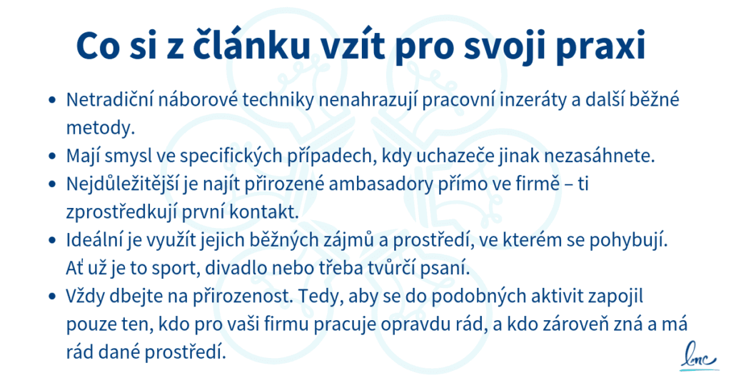 Shrnutí hlavních myšlenek z článku