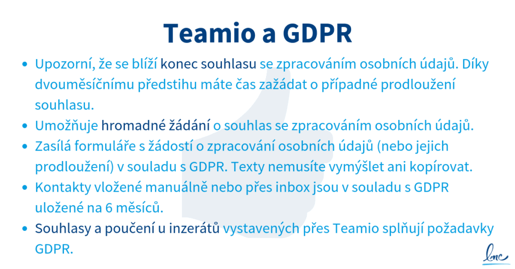 Teamio a GDPR