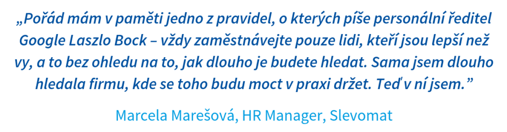 Citace Marcely Marešové