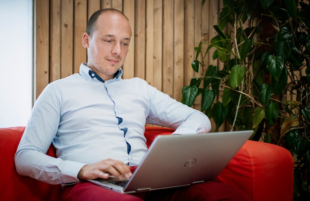 Michal Osuský, CEO Arnold robot