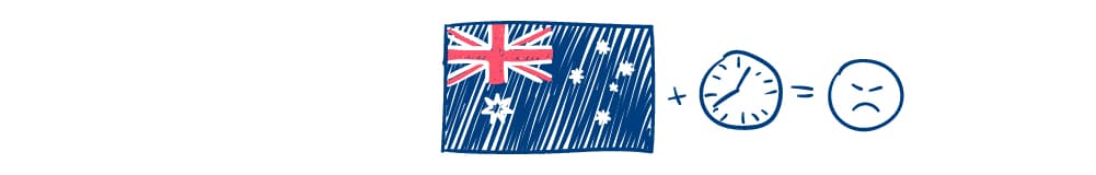 Etiketa v Austrálii